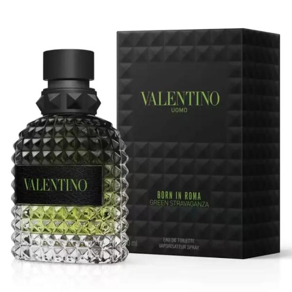 VALENTINO UOMO BORN IN ROMA GREEN STRAVAGANZA 100ML EDT HOMBRE