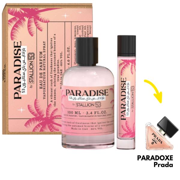 SET PARADISE BY STALLION 53 100ML+20ML EDP MUJER