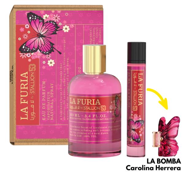 SET LA FURIA BY STALLION 53 100ML+20ML EDP MUJER