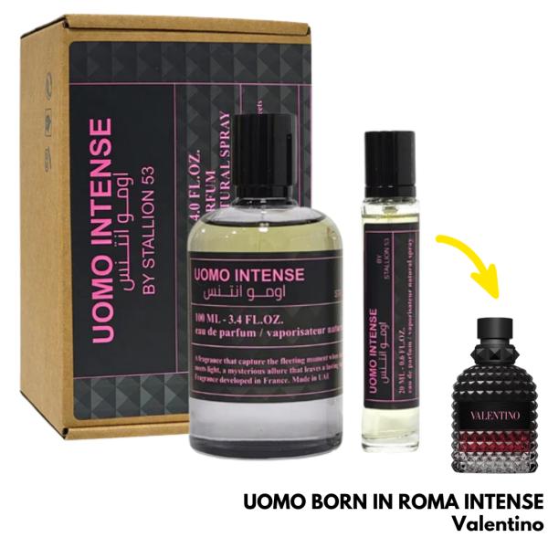 SET UOMO INTENSE BY STALLION 53 100ML+20ML EDP HOMBRE